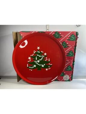 Waechtersbach Christmas Tree Cake Plate 12” NIB